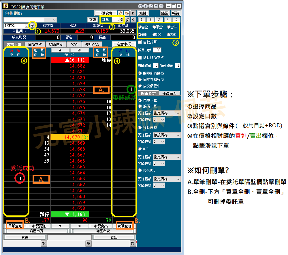 贏家快手閃電下單
